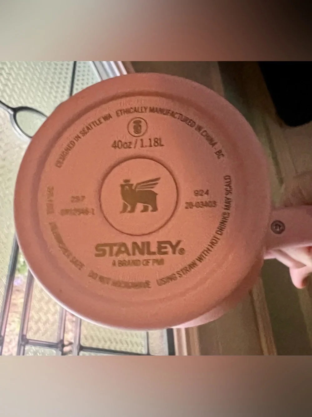 RARE! Stanley Pink/Purple Gradient 40oz Quencher H2.0 Flowstate Tumbler w/ straw - Picture 4 of 6